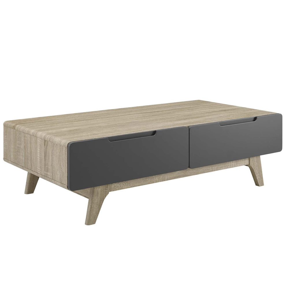 Modway Origin 47" Coffee Table Natural Gray/Walnut White - EEI-2995 | Coffee Tables | Modishstore - 6