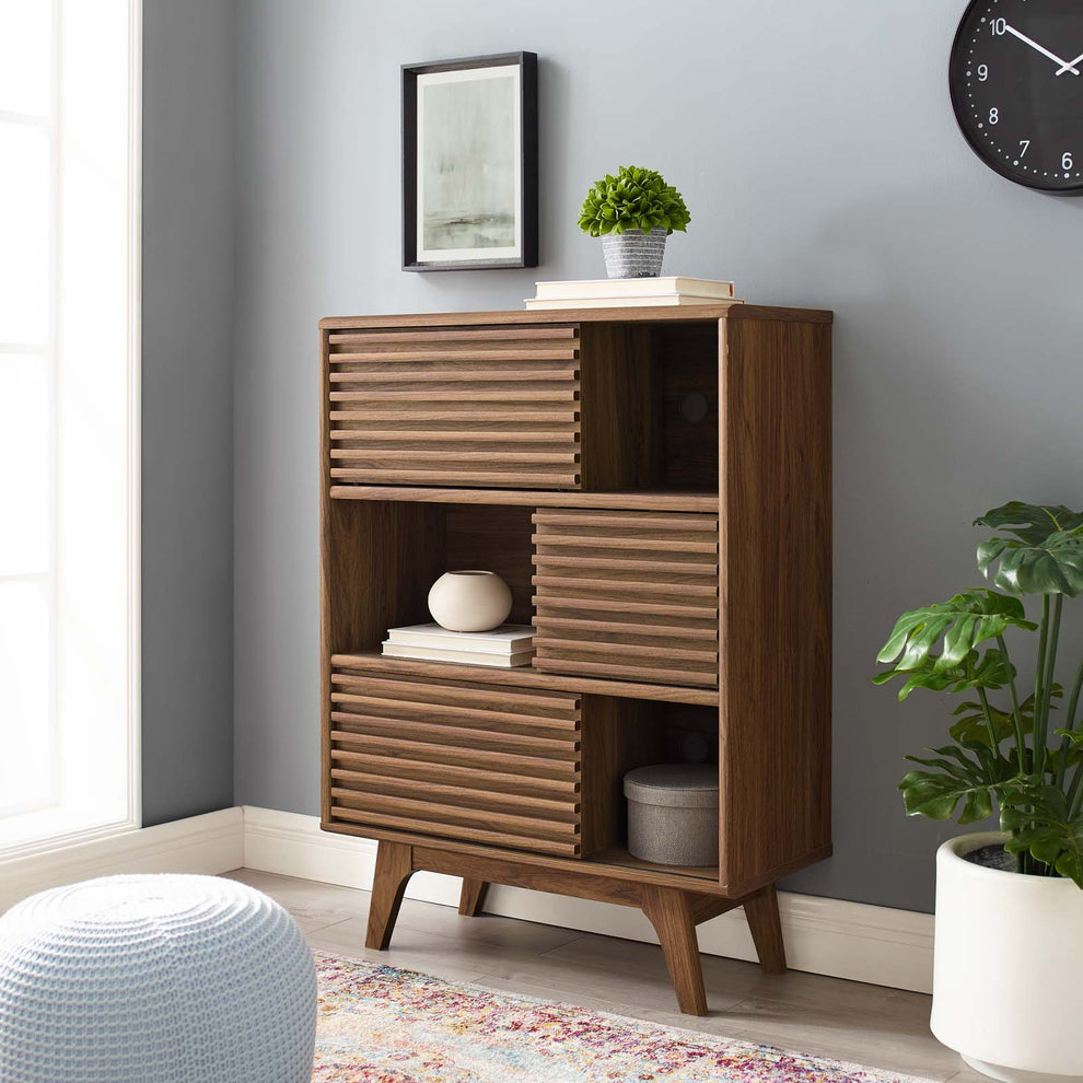 Modway Render Three-Tier Display Storage Cabinet Stand - EEI-3343 | Cabinets | Modishstore - 1