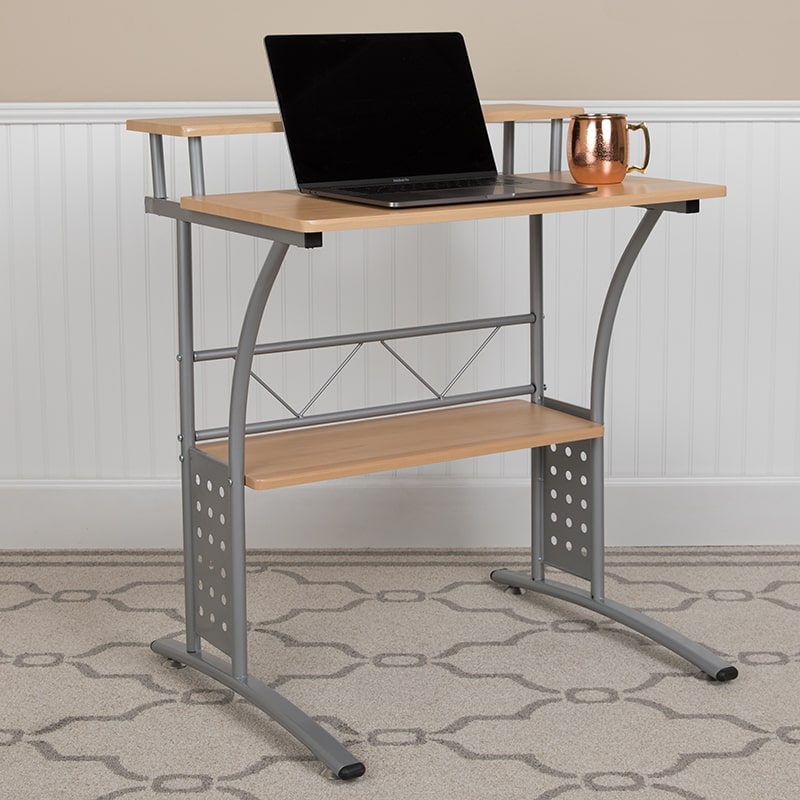Clifton Computer Desk by Flash Furniture | Desks | Modishstore - 10