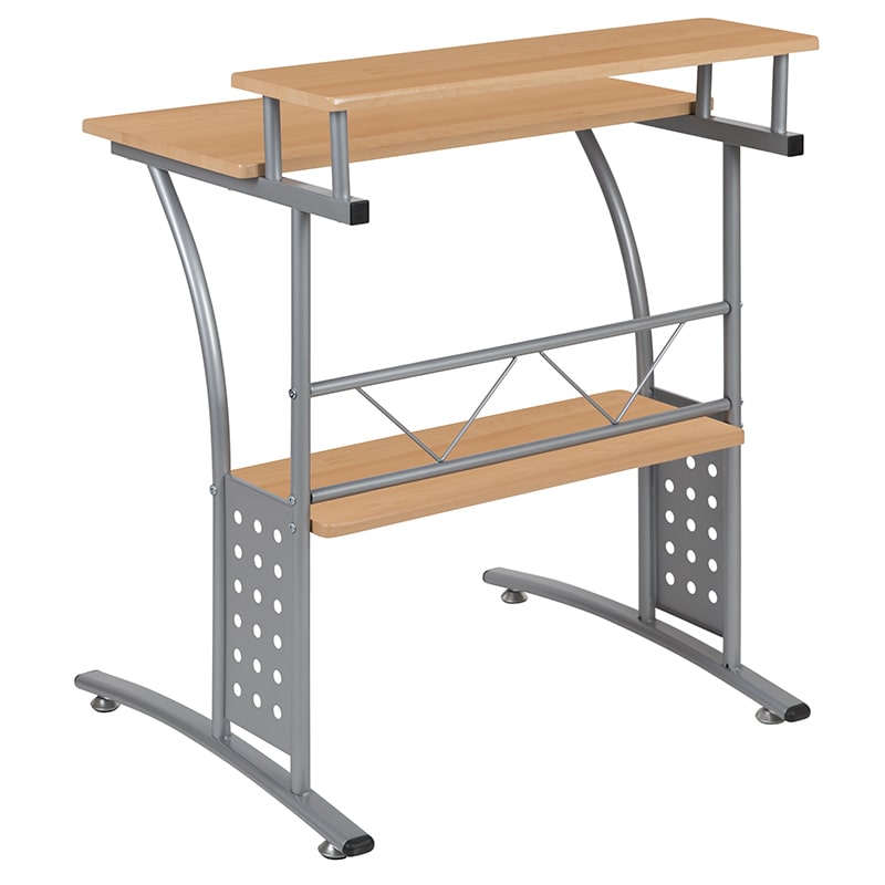 Clifton Computer Desk by Flash Furniture | Desks | Modishstore - 6