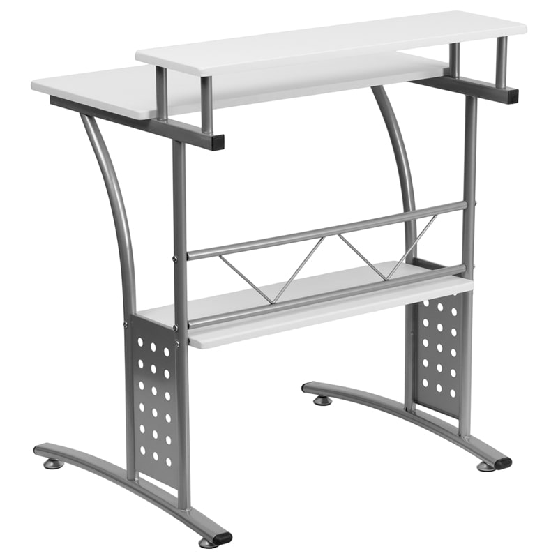 Clifton Computer Desk by Flash Furniture | Desks | Modishstore - 11