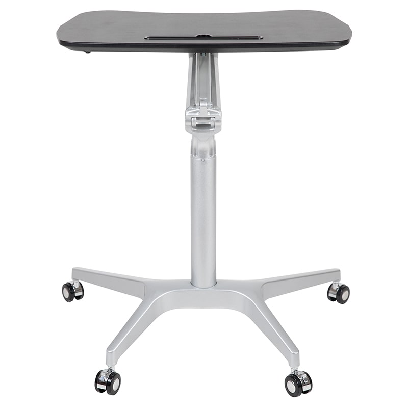 Mobile Sit-Down, Stand-Up Computer Ergonomic Desk by Flash Furniture | Desks | Modishstore - 3