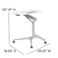 Mobile Sit-Down, Stand-Up Computer Ergonomic Desk by Flash Furniture | Desks | Modishstore-19