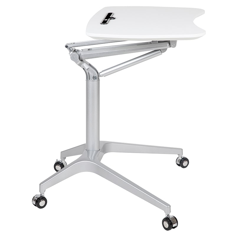 Mobile Sit-Down, Stand-Up Computer Ergonomic Desk by Flash Furniture | Desks | Modishstore-20