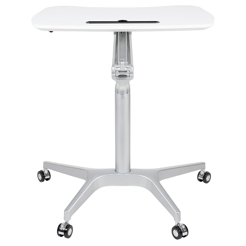 Mobile Sit-Down, Stand-Up Computer Ergonomic Desk by Flash Furniture | Desks | Modishstore-22