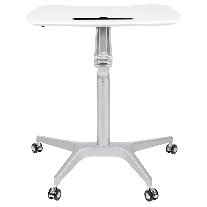 Mobile Sit-Down, Stand-Up Computer Ergonomic Desk by Flash Furniture | Desks | Modishstore - 17