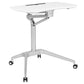 Mobile Sit-Down, Stand-Up Computer Ergonomic Desk by Flash Furniture | Desks | Modishstore-23