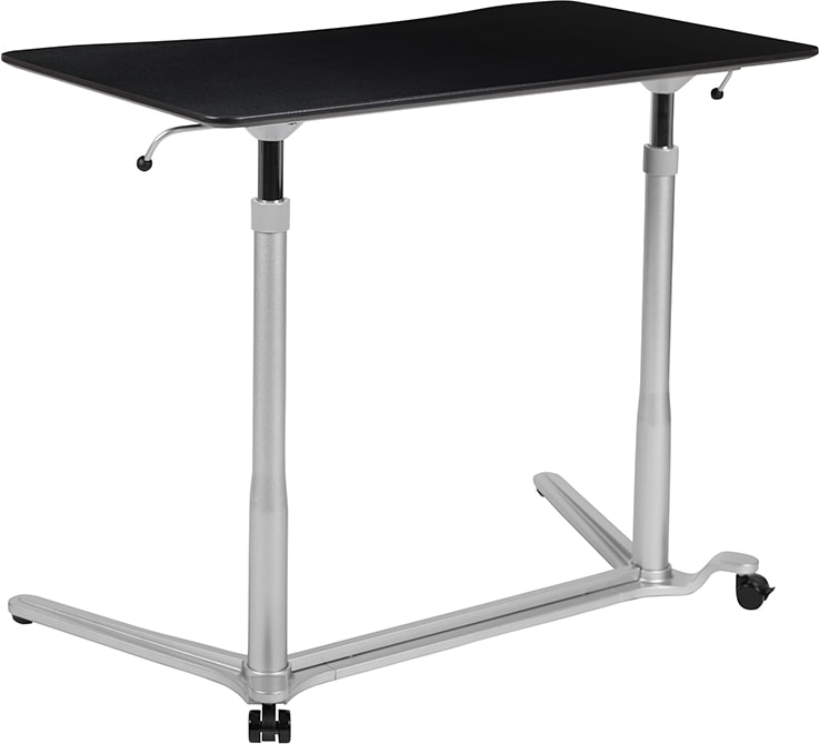 Sit-Down, Stand-Up Computer Ergonomic Desk by Flash Furniture | Desks | Modishstore - 12