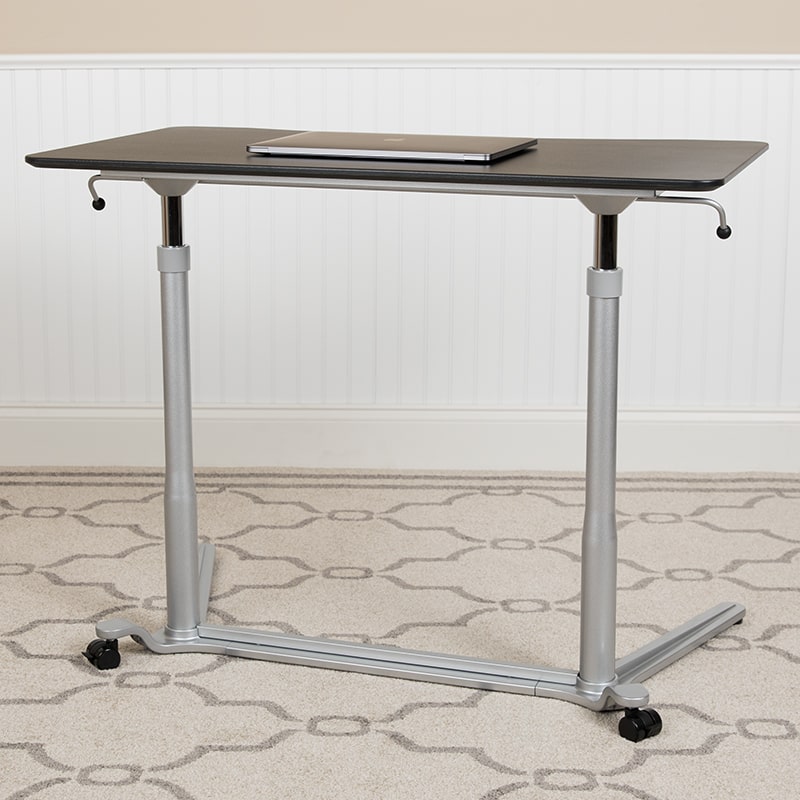 Sit-Down, Stand-Up Computer Ergonomic Desk by Flash Furniture | Desks | Modishstore - 1
