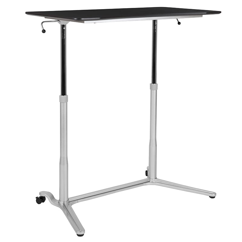 Sit-Down, Stand-Up Computer Ergonomic Desk by Flash Furniture | Desks | Modishstore - 4