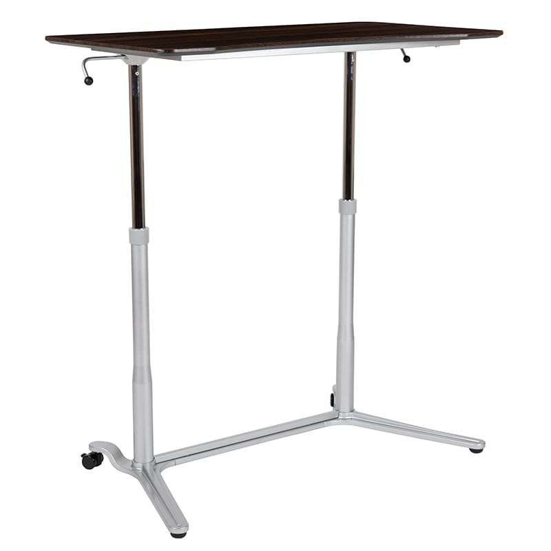 Sit-Down, Stand-Up Computer Ergonomic Desk by Flash Furniture | Desks | Modishstore-26