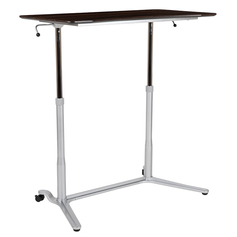 Sit-Down, Stand-Up Computer Ergonomic Desk by Flash Furniture | Desks | Modishstore - 15