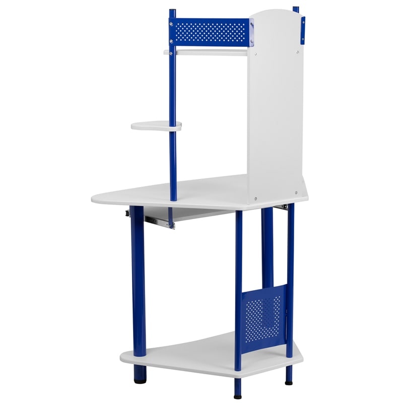 Corner Computer Desk with Hutch by Flash Furniture | Desks | Modishstore - 2