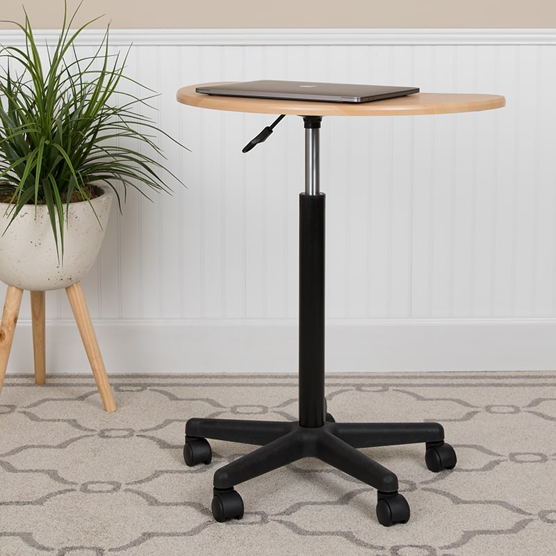 Stand Mobile Laptop Computer Desk by Flash Furniture | Desks | Modishstore - 1