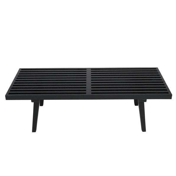 LeisureMod Mid-Century Inwood Platform Bench - 4 Feet | Benches | Modishstore