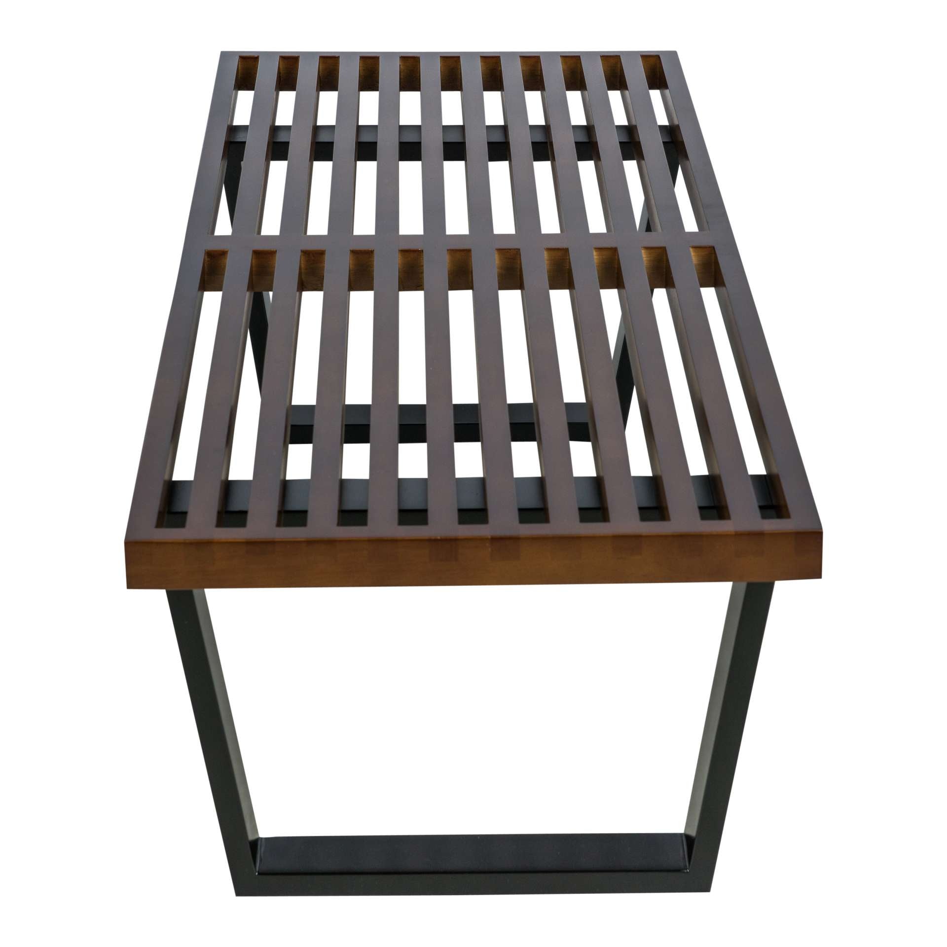 LeisureMod Mid-Century Inwood Platform Bench - 4 Feet | Benches | Modishstore - 2