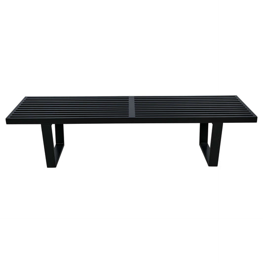 LeisureMod Mid-Century Inwood Platform Bench - 5 Feet | Benches | Modishstore