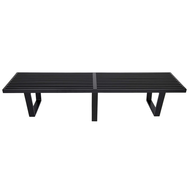LeisureMod Mid-Century Inwood Platform Bench - 6 Feet | Benches | Modishstore
