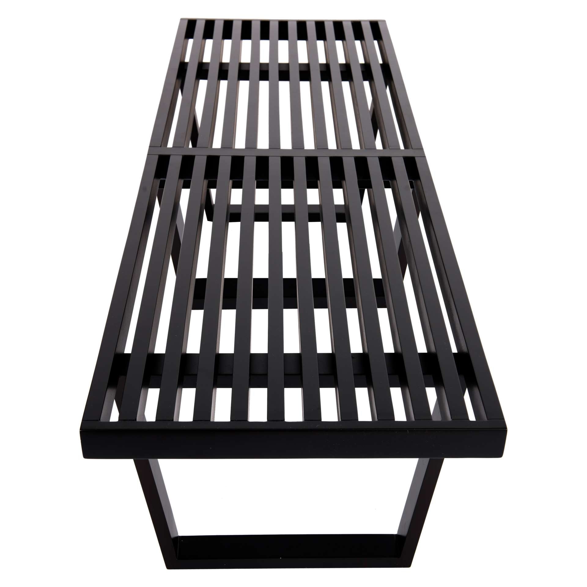 LeisureMod Mid-Century Inwood Platform Bench - 6 Feet | Benches | Modishstore - 2