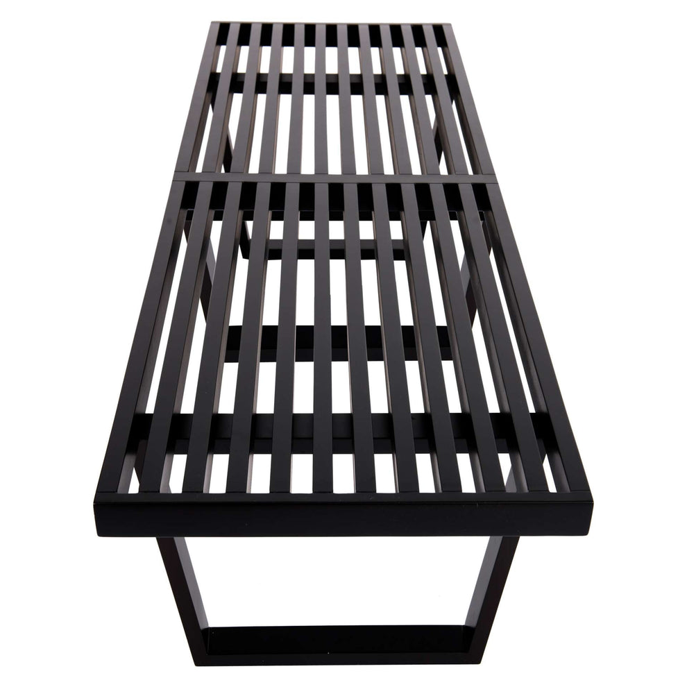 LeisureMod Mid-Century Inwood Platform Bench - 6 Feet | Benches | Modishstore - 2
