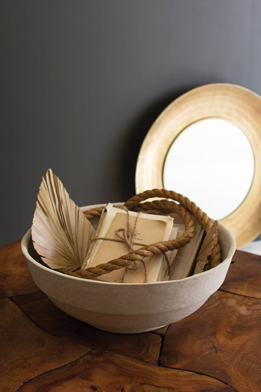 Paper Mache Bowl By Kalalou | Decorative Bowls | Modishstore