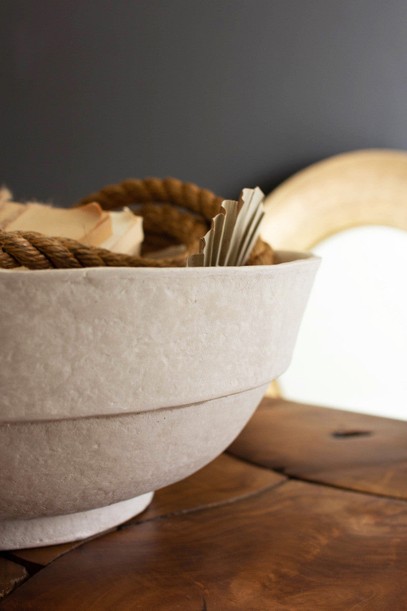 Paper Mache Bowl By Kalalou | Decorative Bowls | Modishstore - 2