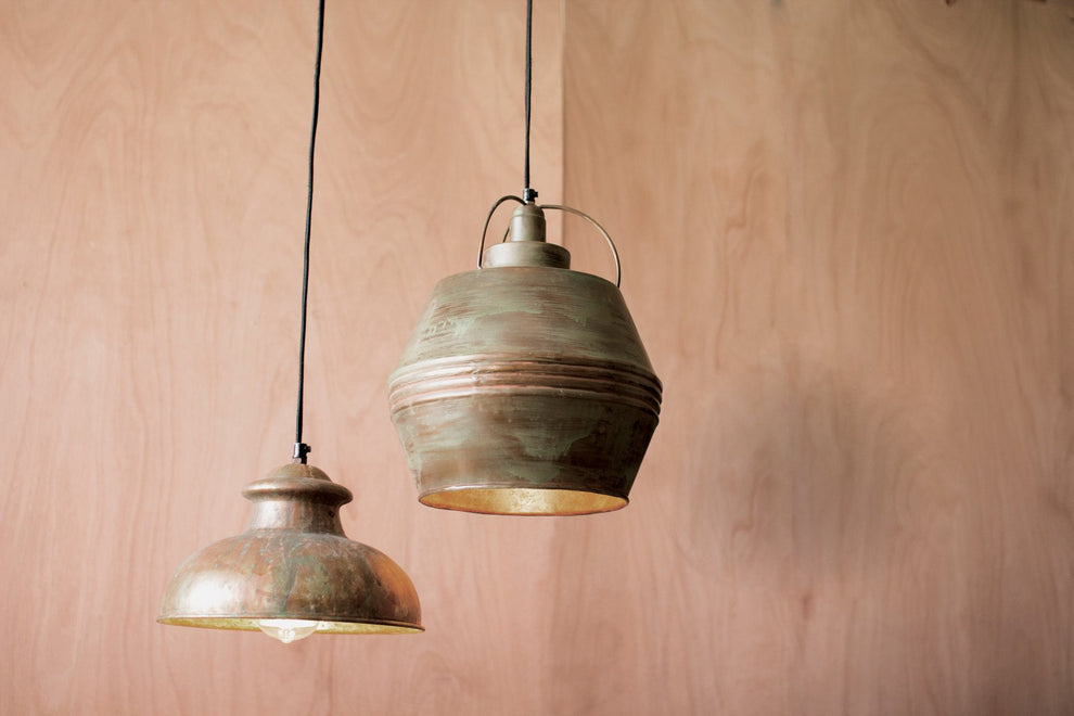 Kalalou Antique Rustic Pendant-2