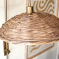 Antique Brass  Wall Light With Rattan Shade | Wall Lamps |  Modishstore  - 2