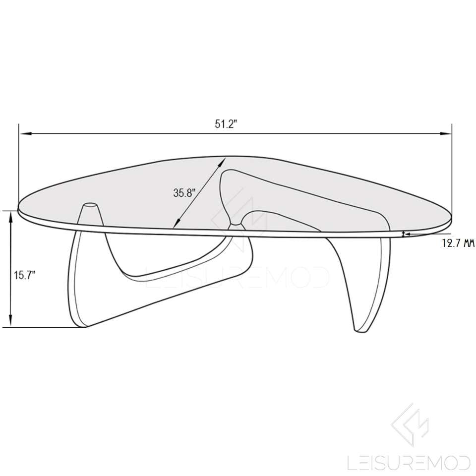 LeisureMod Imperial Triangle Coffee Table | Coffee Tables | Modishstore - 28
