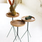Round Wooden Top Accent Tables With Metal Legs Set Of 3 By Kalalou | Modishstore | Accent Tables