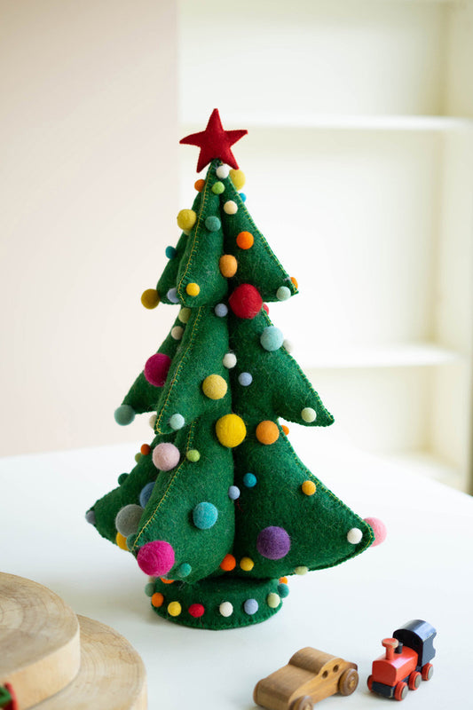Large Felt Christmas Tree By Kalalou | Christmas Trees | Modishstore