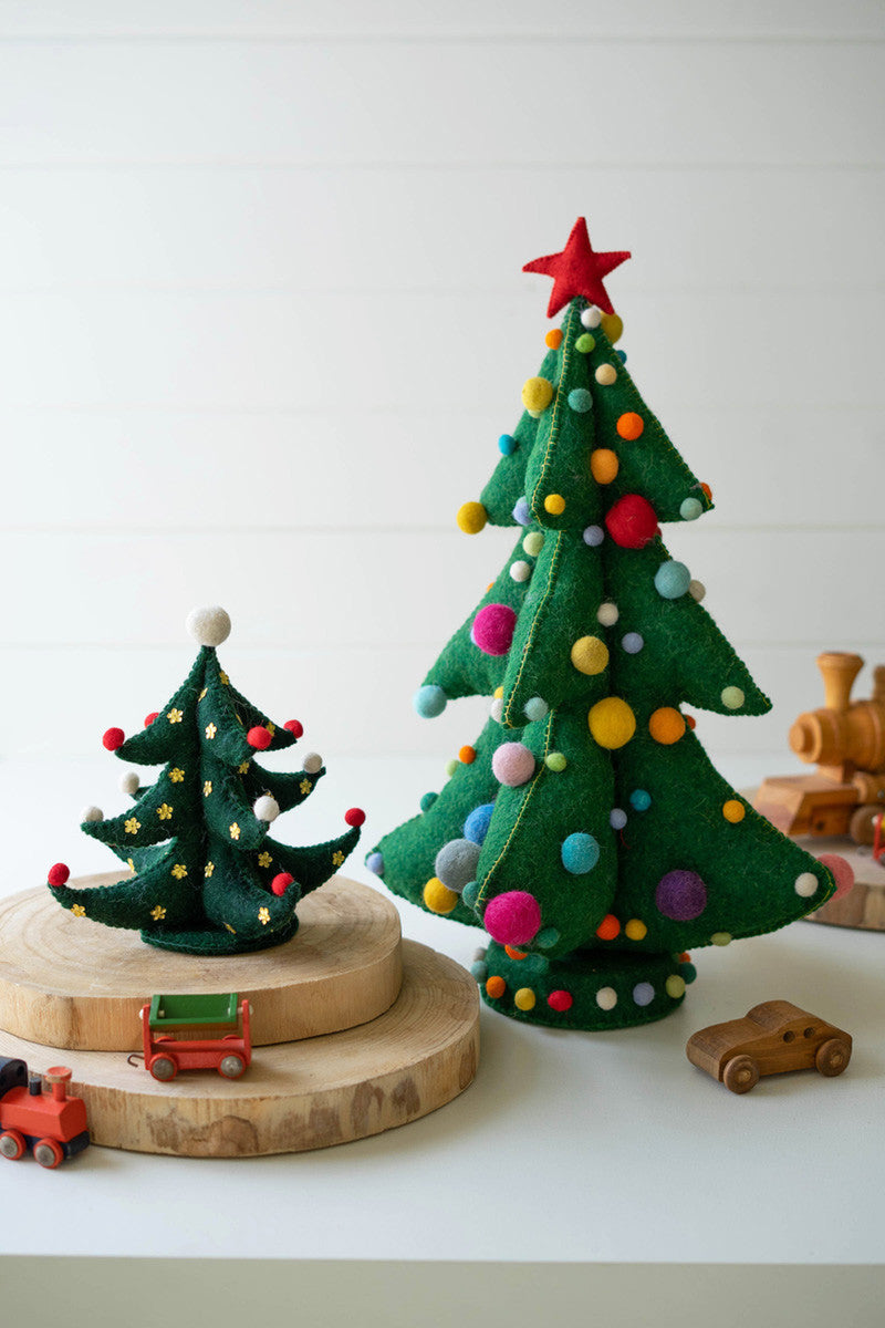 Large Felt Christmas Tree By Kalalou | Christmas Trees | Modishstore - 2