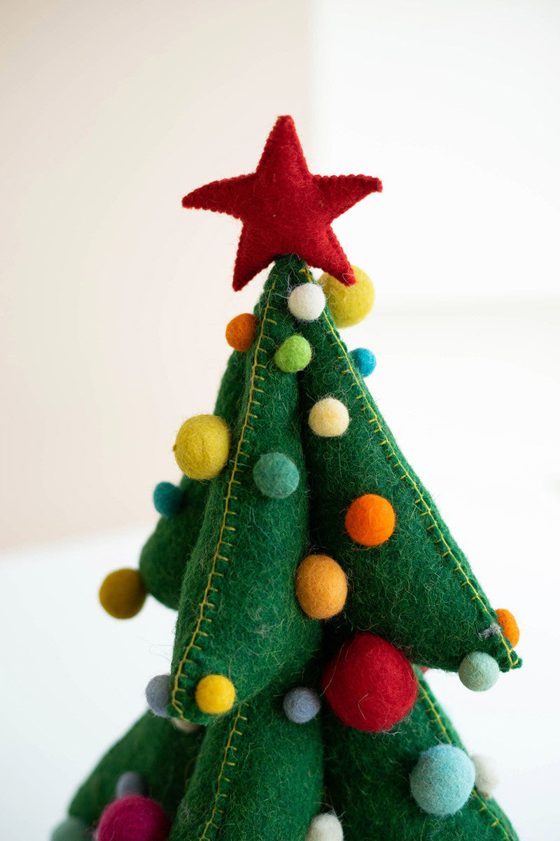 Large Felt Christmas Tree By Kalalou | Christmas Trees | Modishstore - 3
