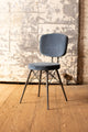 Kalalou Velvet Dining Chair With Iron Frame | Modishstore | Dining Chairs - 4