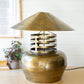 Antique Brass Table Lamp With Metal Shade | Table Lamps |  Modishstore 