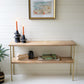 Iron Console Table With Mango Wood Shelves By Kalalou | Modishstore | Console Tables