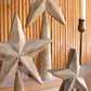Set Of Three Wooden Table Top Stars - Whitewash By Kalalou | Tabletop Trees | Modishstore - 2