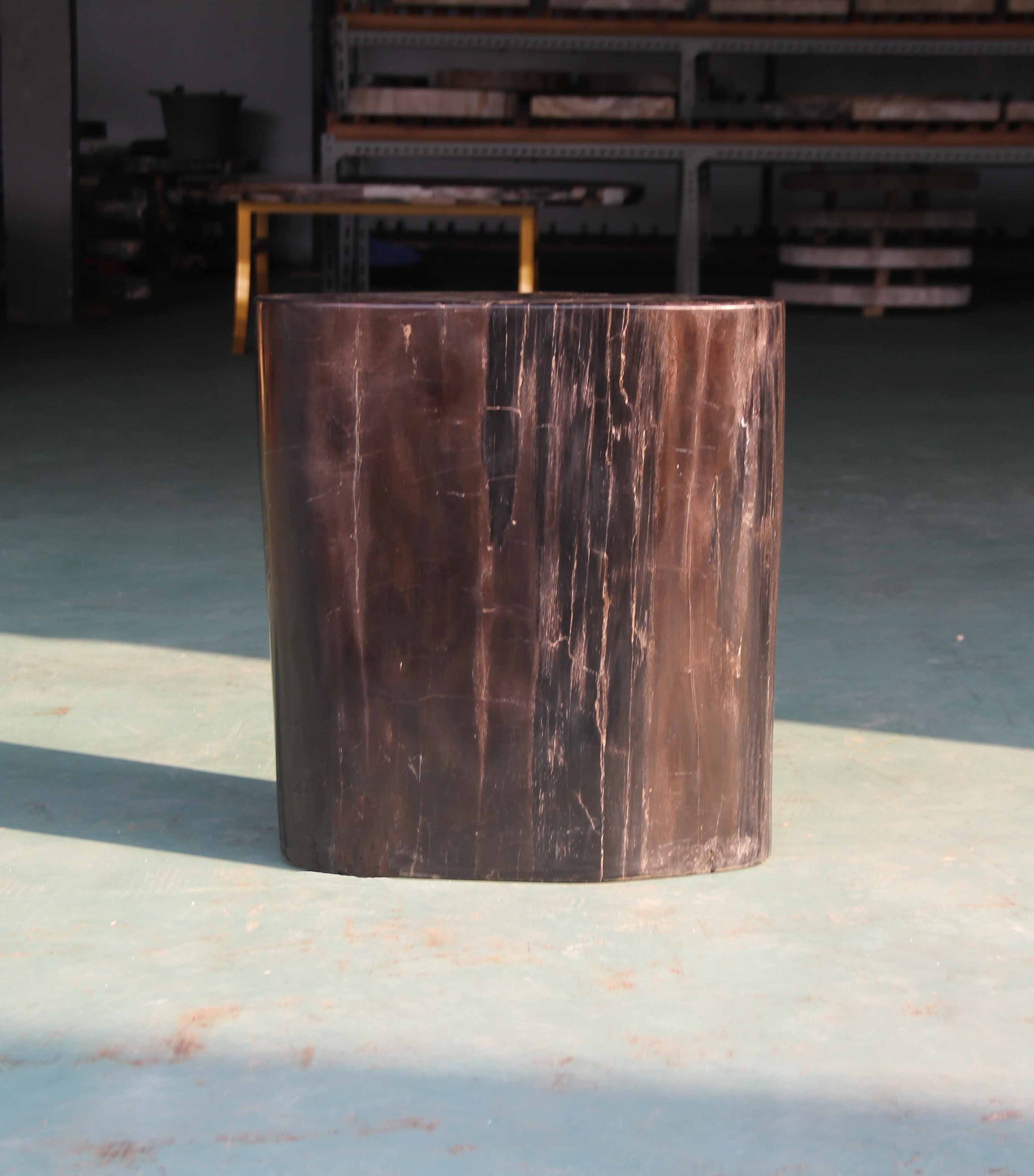 Petrified Wood Stool 16" x 9" x 16"H - PFST6/4-5