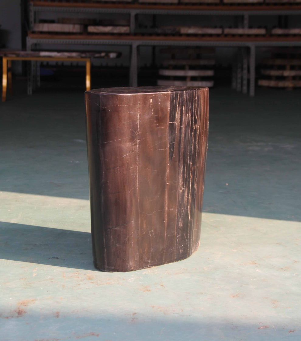 Petrified Wood Stool 16" x 9" x 16"H - PFST6/1-2