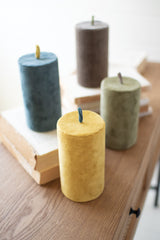 Velvet Faux Candles Set Of 4 By Kalalou