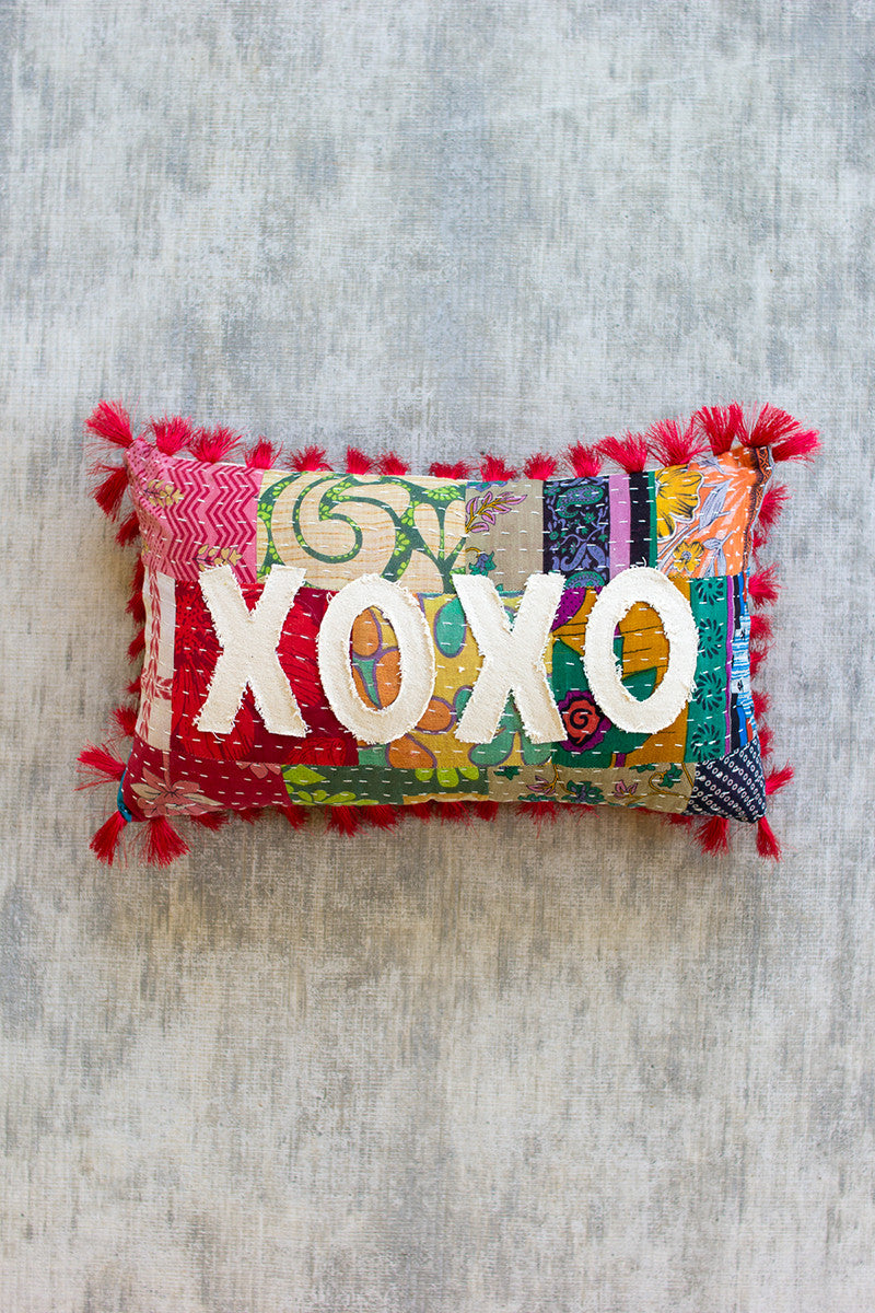 Xoxo Kantha Pillow Set Of 2 By Kalalou | Modishstore | Pillows