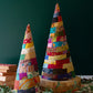 Set Of Two Large Kantha Christmas Topiaries By Kalalou | Christmas Trees | Modishstore