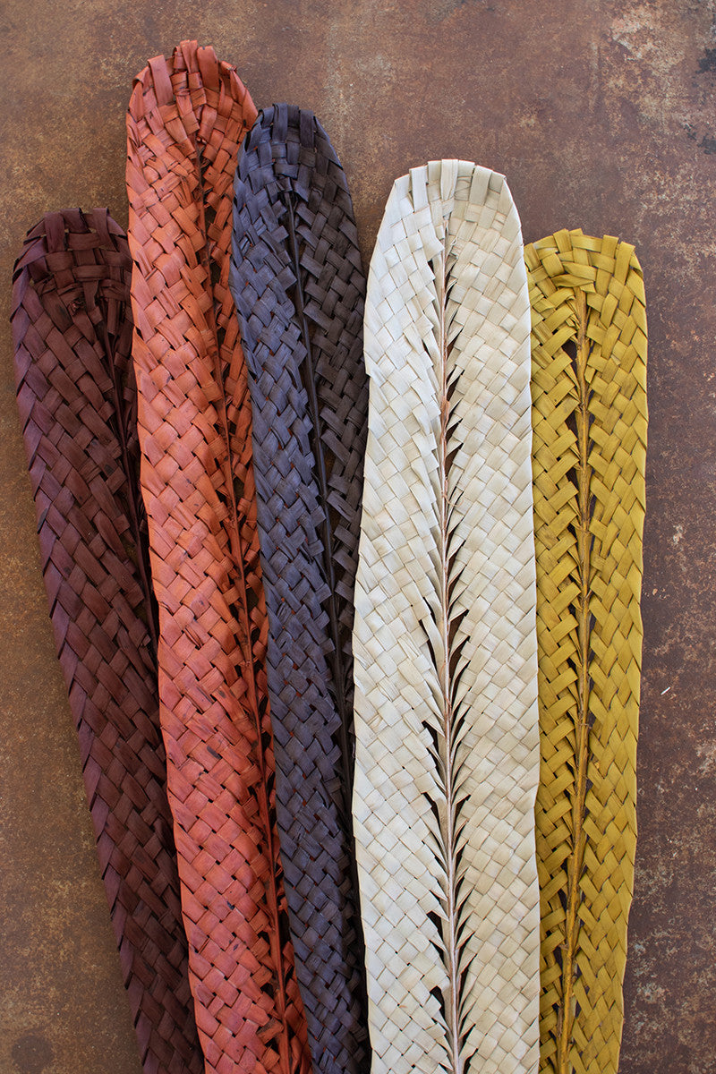 Woven Kejur Leaf- Natural | Botanicals |  Modishstore  - 2