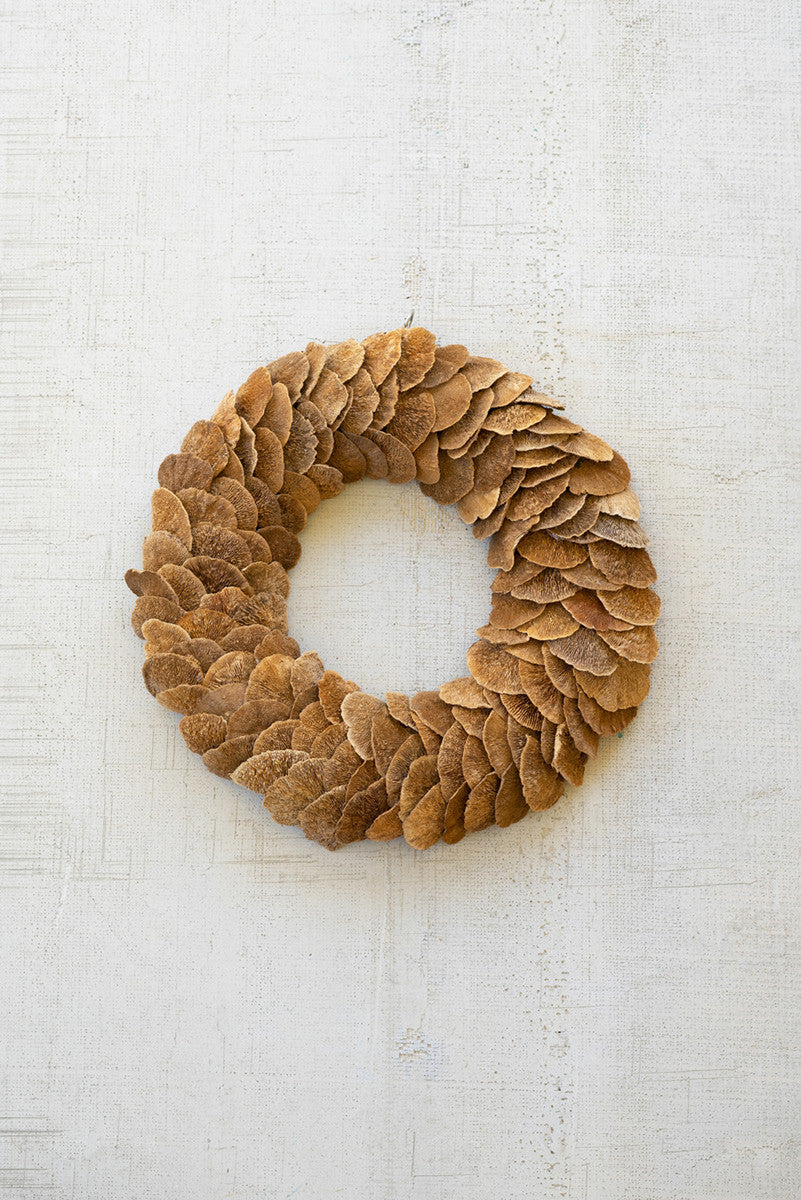 Sponge Mushroom Wreath By Kalalou | Wreath | Modishstore - 2
