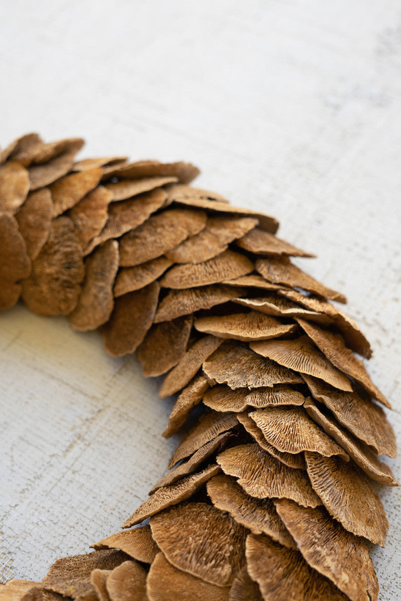 Sponge Mushroom Wreath By Kalalou | Wreath | Modishstore - 4