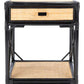 Safavieh Bali 1 Drawer 1 Shelf Nightstand - Black | Nightstands | Modishstore - 2