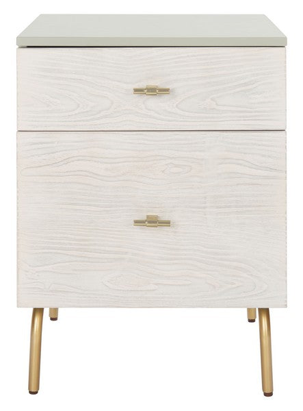 Safavieh Genevieve 2 Drawer Nightstand | Nightstands | Modishstore - 9