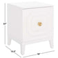 Safavieh Riya 1 Door Nightstand - White | Nightstands | Modishstore - 3