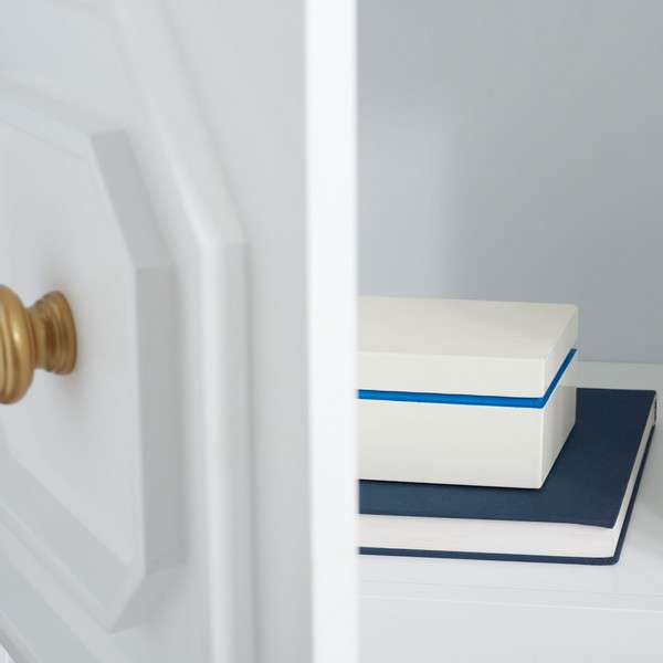 Safavieh Riya 1 Door Nightstand - White | Nightstands | Modishstore - 2