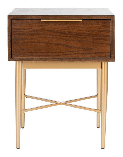 Safavieh Pierre One Drawer Nightstand | Nightstands | Modishstore - 1